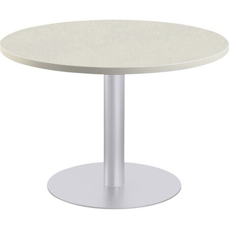 Special-T Table, RoundTop, BarHeight, 36inDIAx42inH, CrispLinen SCTSIEN36BHCL